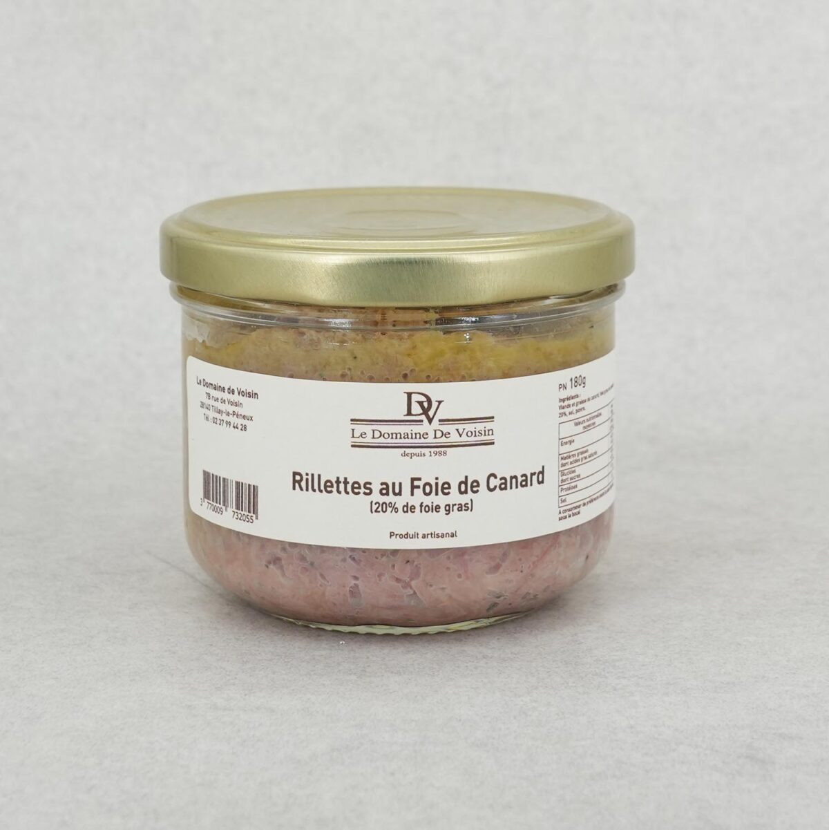 1012.jpg RILLETTE AU FOIE GRAS DE CANARD DOMAINE DE VOISIN – Image 1