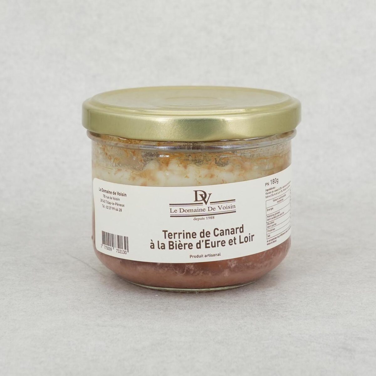 1018.jpg TERRINE DE CANARD À LA BIÈRE DOMAINE DE VOISIN – Image 1
