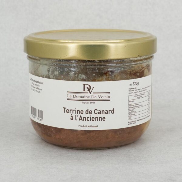 TERRINE DE CANARD À L'ANCIENNE DOMAINE DE VOISIN