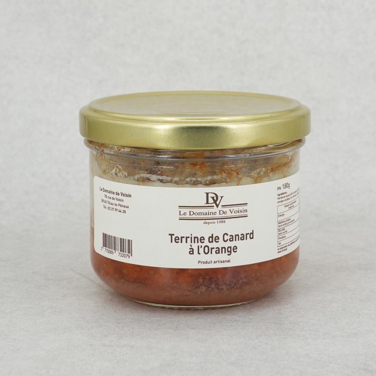 1021.jpg TERRINE DE CANARD À L'ORANGE DOMAINE DE VOISIN – Image 1