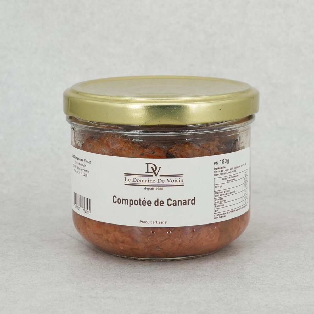 1023.jpg COMPOTÉE DE CANARD DOMAINE DE VOISIN – Image 1