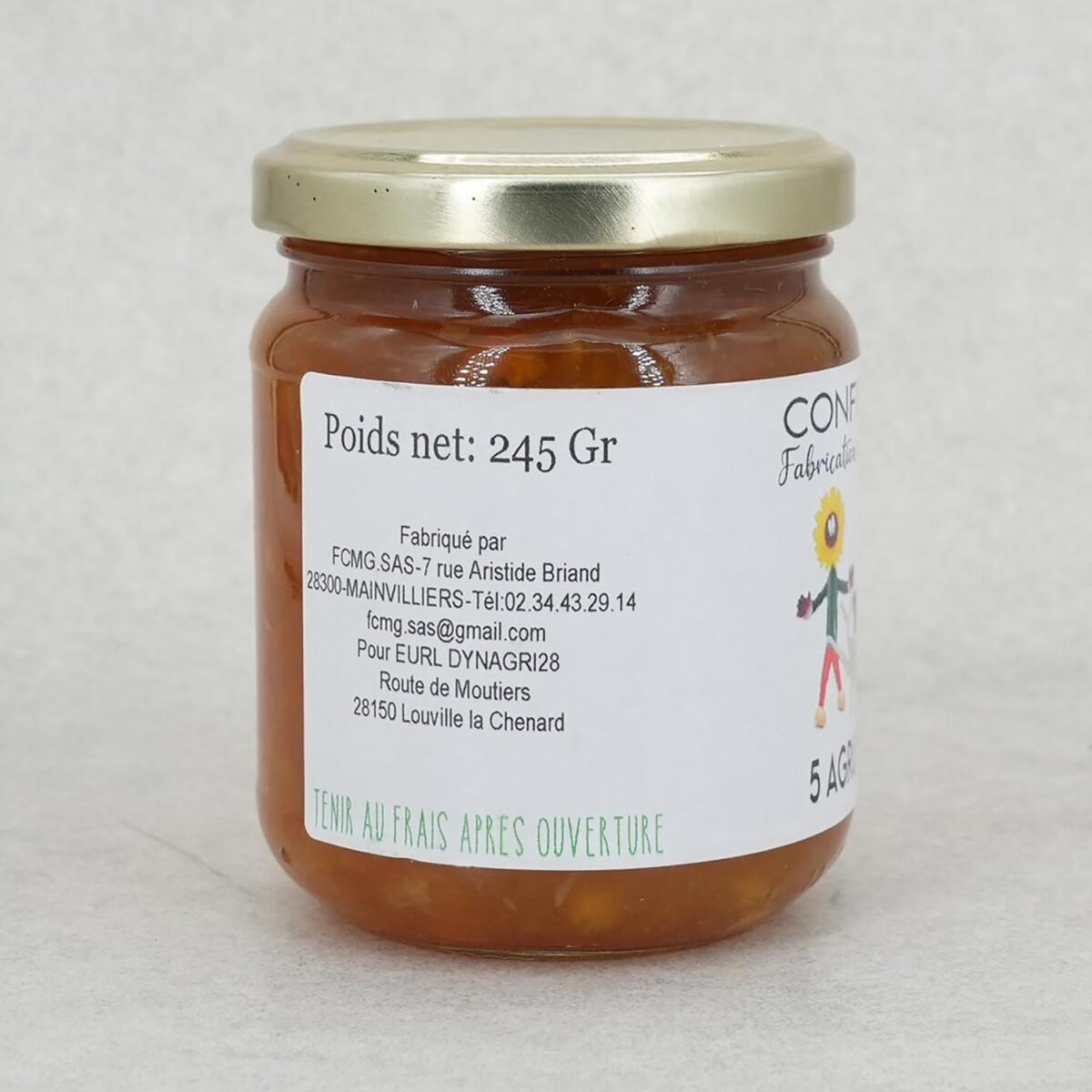 CONFITURE DE PECHES CUEILLETTE VARET – Image 2