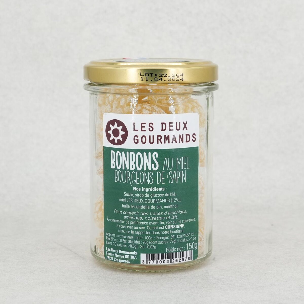 BONBONS BOURGEONS DE SAPIN LES DEUX GOURMANDS – Image 2