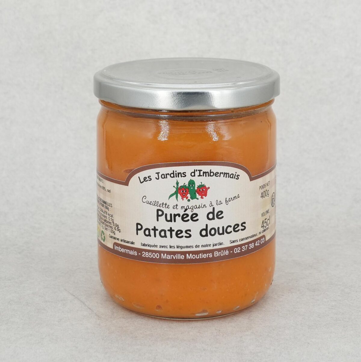 PURÉE DE PATATES DOUCES LES JARDINS D'IMBERMAIS – Image 1