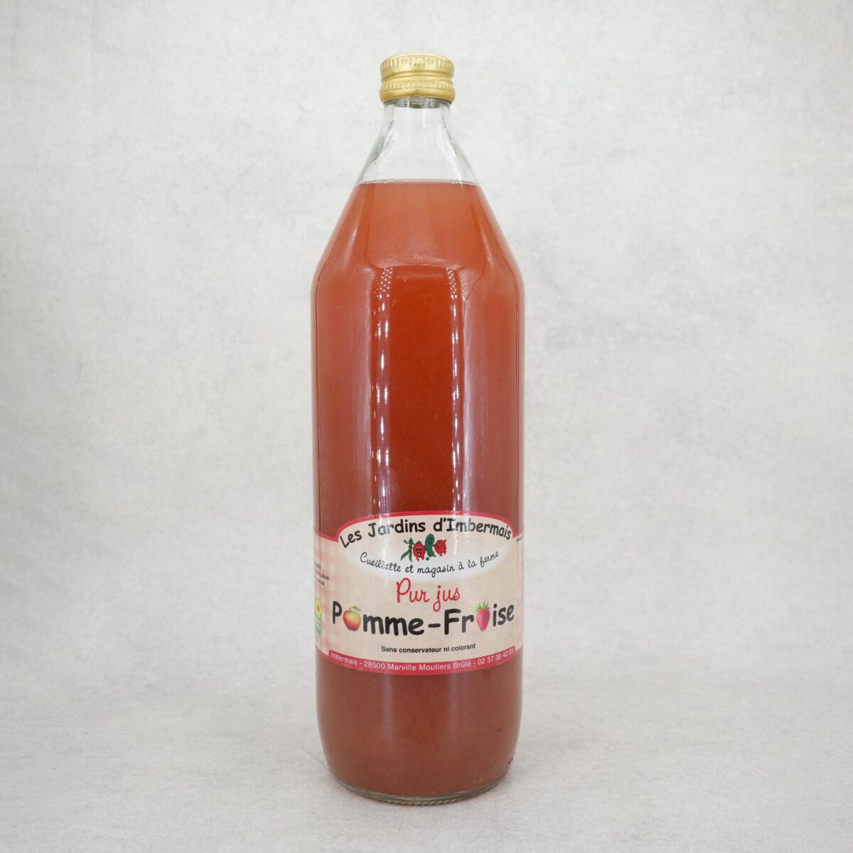 1183.jpg JUS DE POMME ET FRAISE LES JARDINS D'IMBERMAIS – Image 1