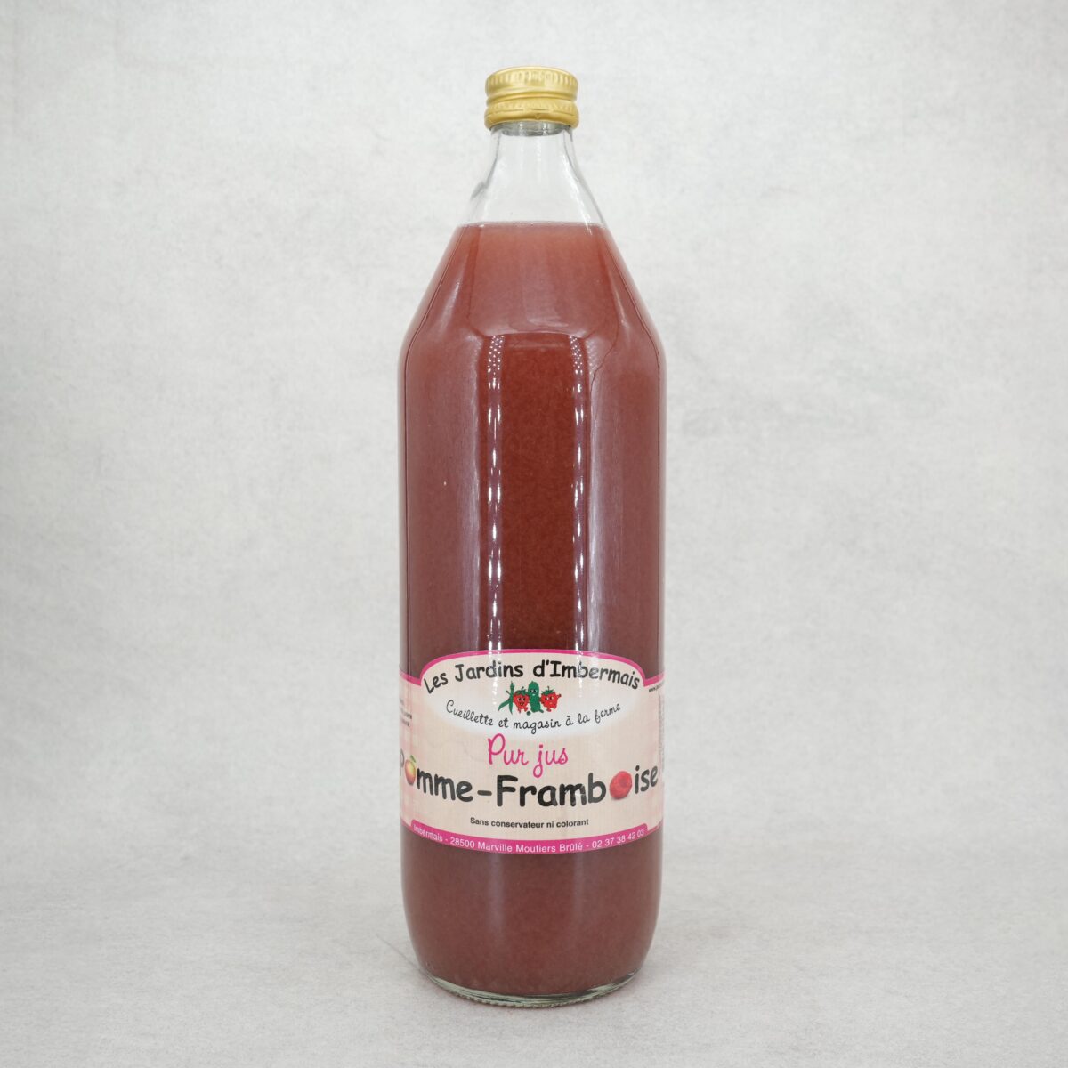 JUS DE POMME ET FRAMBOISE IMBERMAIS – Image 1