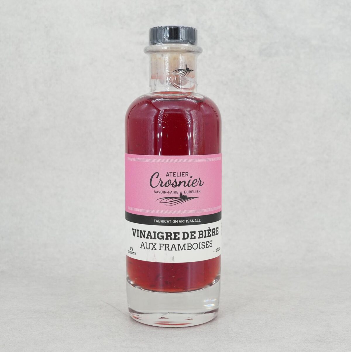 VINAIGRE DE BIÈRE FRAMBOISE ATELIER CROSNIER – Image 1