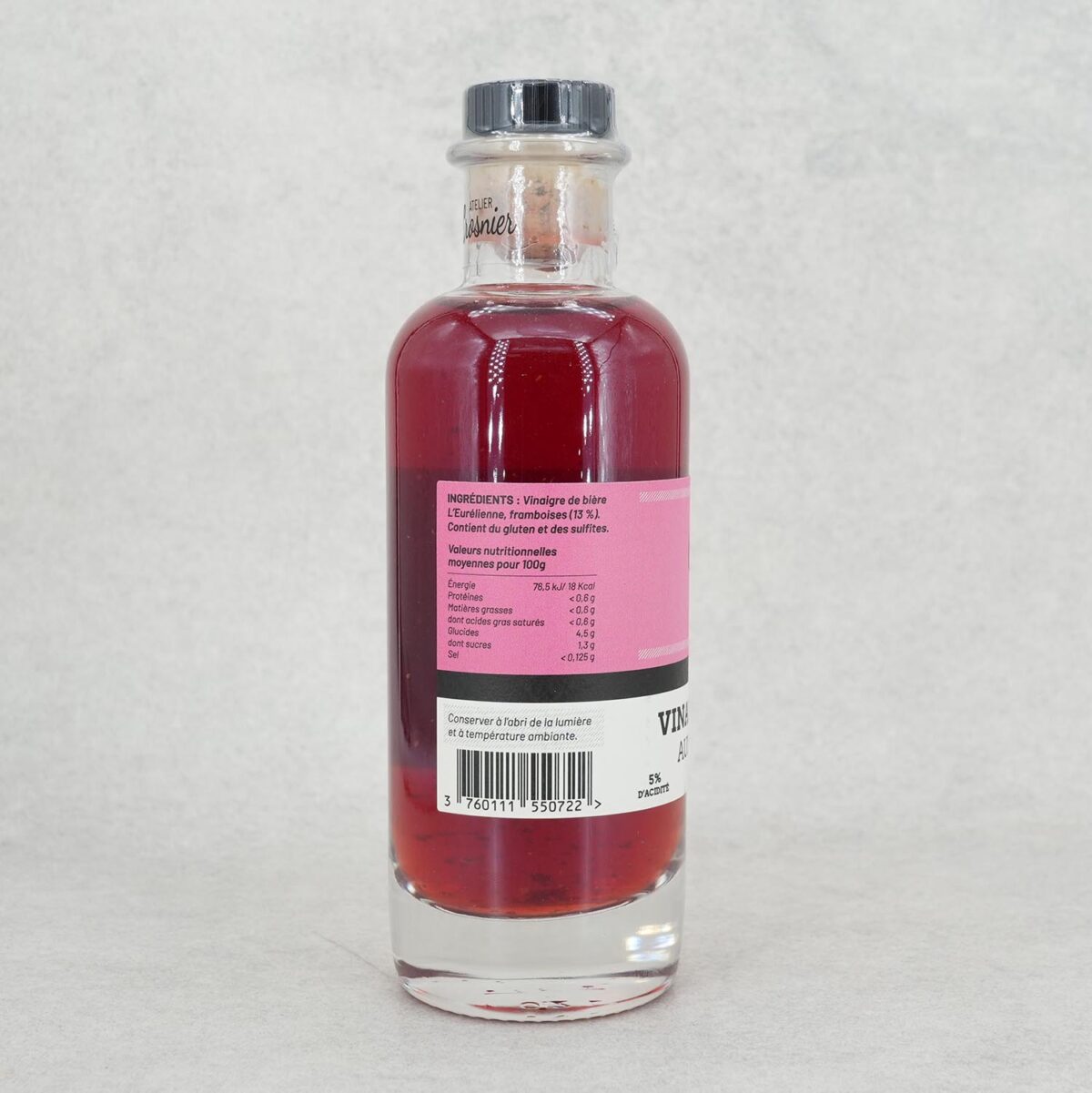 VINAIGRE DE BIÈRE FRAMBOISE ATELIER CROSNIER – Image 2