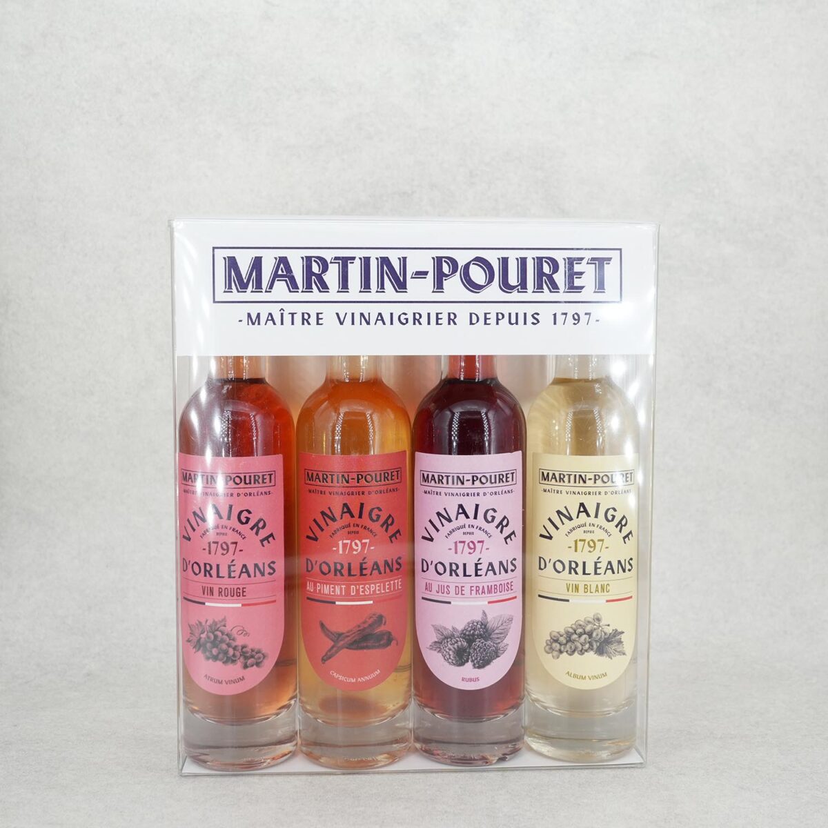 COFFRET DÉCOUVERTE DE VINAIGRE MARTIN POURET – Image 1