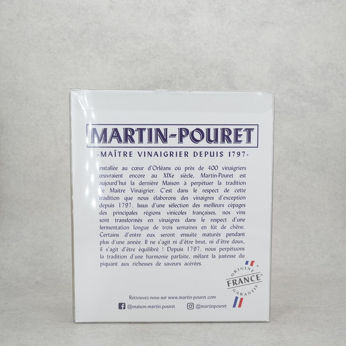 COFFRET DÉCOUVERTE DE VINAIGRE MARTIN POURET – Image 2