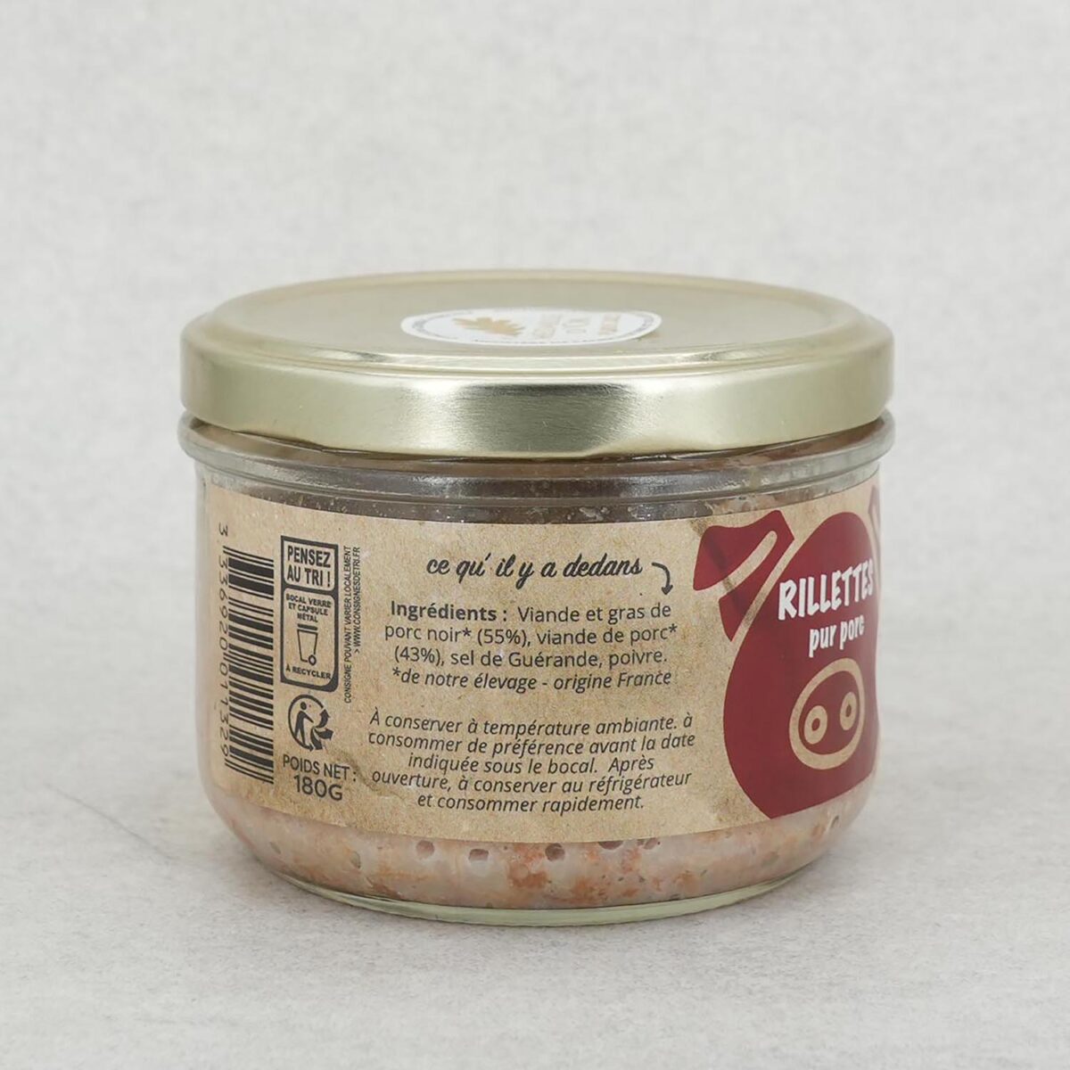 1287B.jpg RILLETTE PUR PORC – Image 2