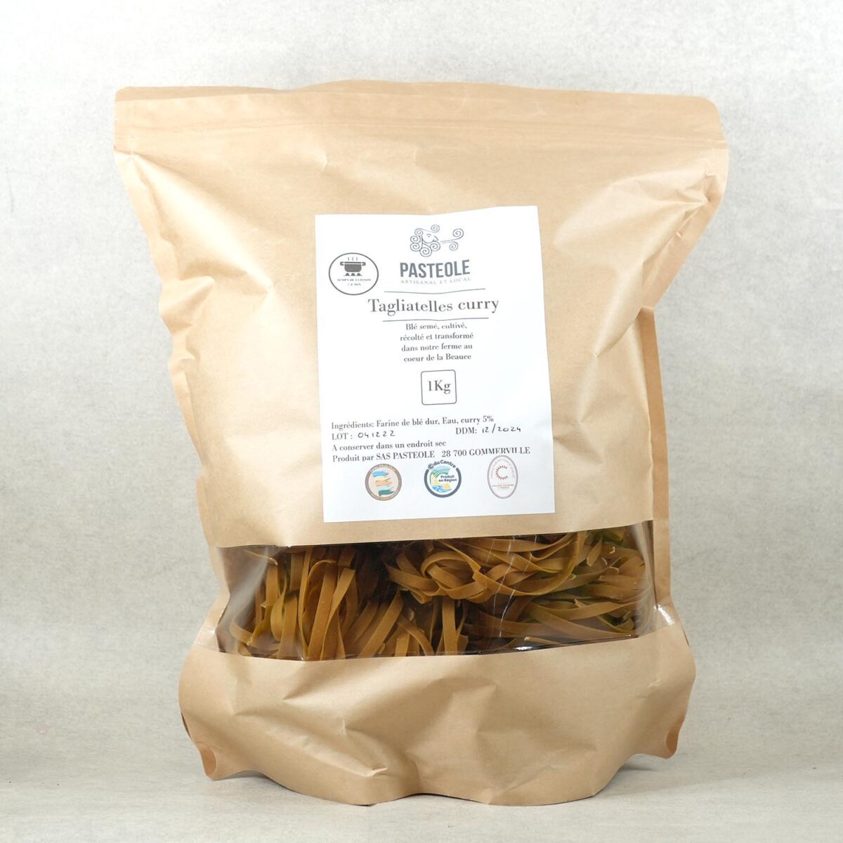 PÂTES TAGLIATELLES CURRY PASTEOLE – Image 1