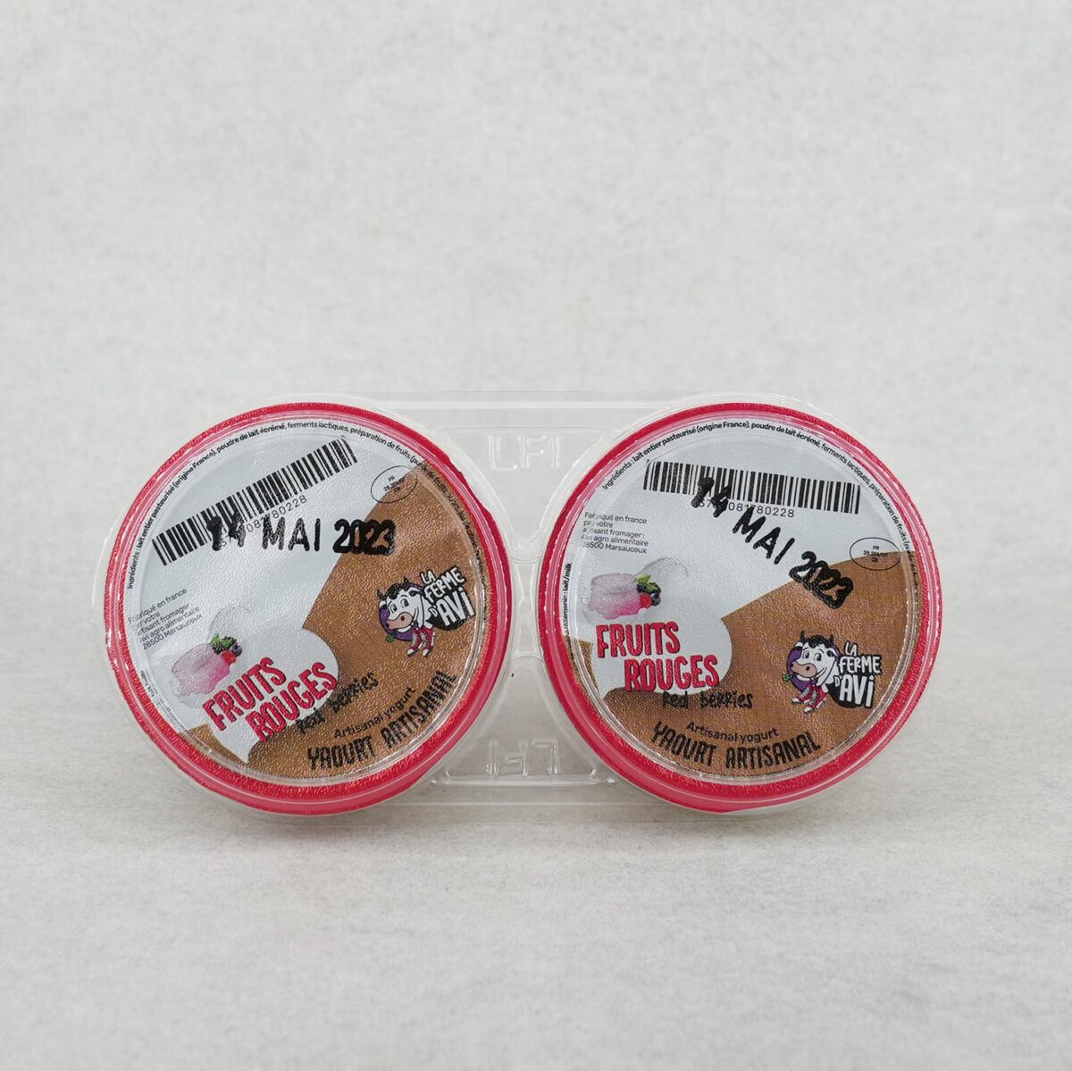 YAOURT BRASSÉ "FRUITS ROUGES"X2 – Image 2