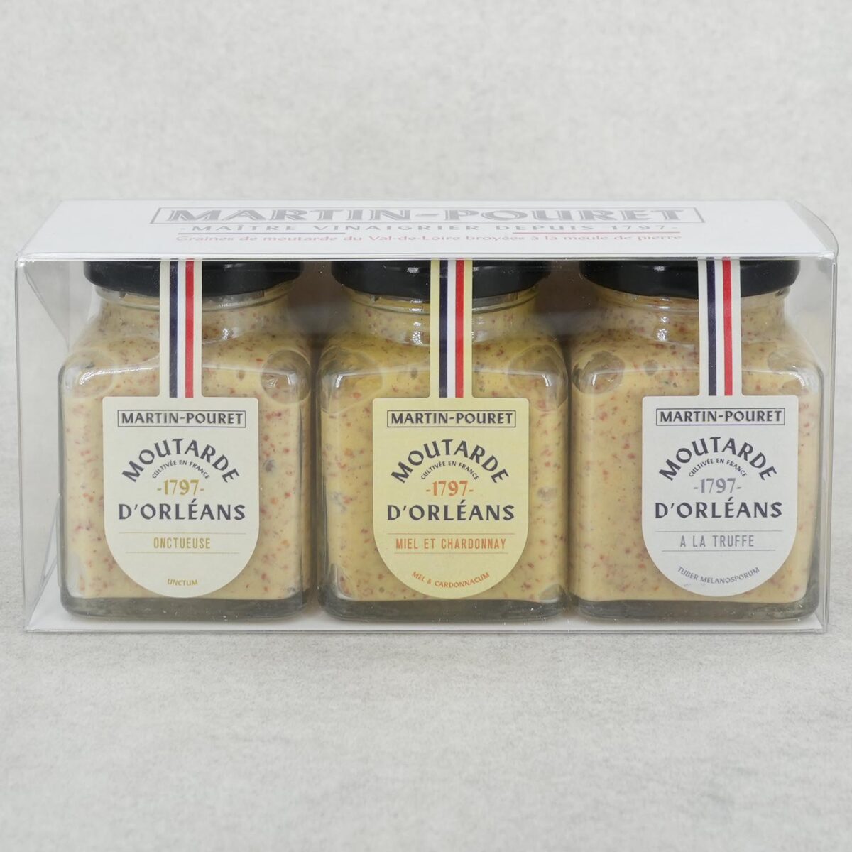COFFRET DE 3 MOUTARDES MARTIN POURET – Image 1