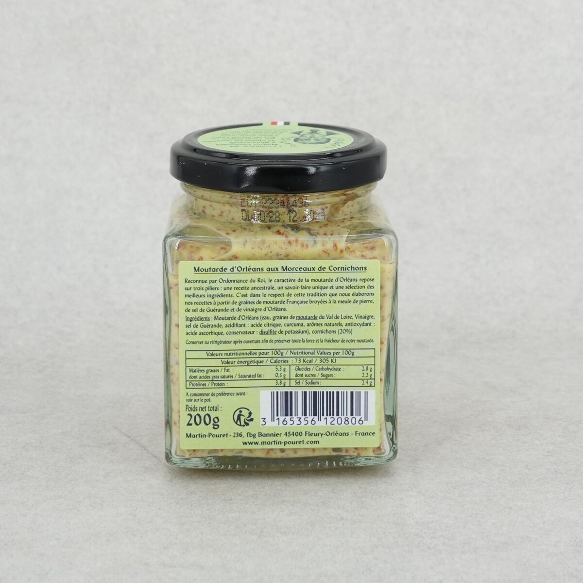 MOUTARDE AUX CORNICHONS MARTIN POURET – Image 2