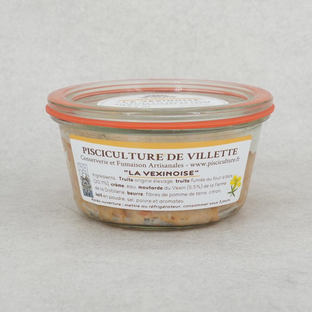 RILLETTES DE TRUITE À LA MOUTARDE DU VEXIN PISCICULTURE DE VILLETTE – Image 2
