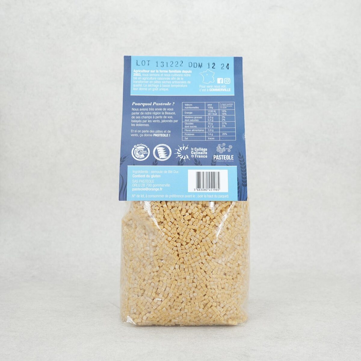 PÂTES FREGOLA NATURE PASTEOLE – Image 2