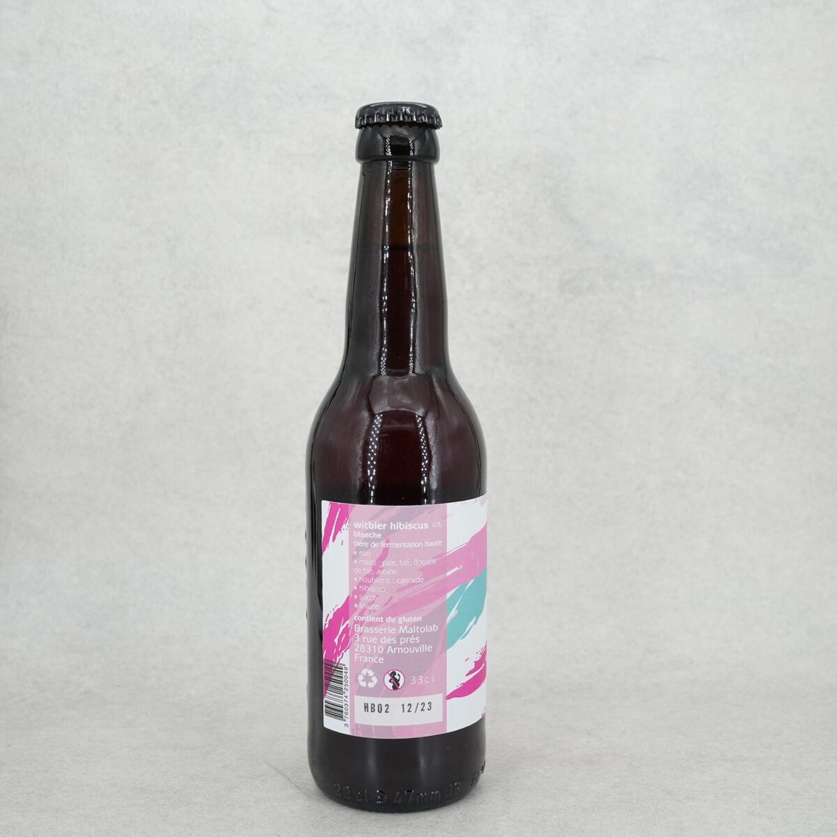 1585B.jpg BIÈRE BLANCHE ROSE DE CHINE BRASSERIE MALTOLAB – Image 2