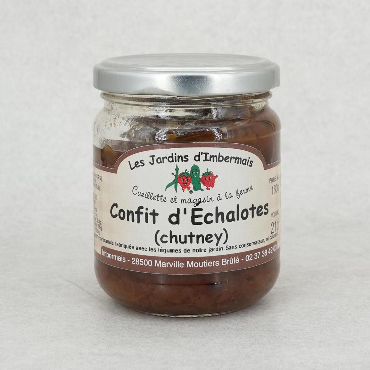 CONFIT D'ÉCHALOTES LES JARDINS D'IMBERMAIS – Image 1