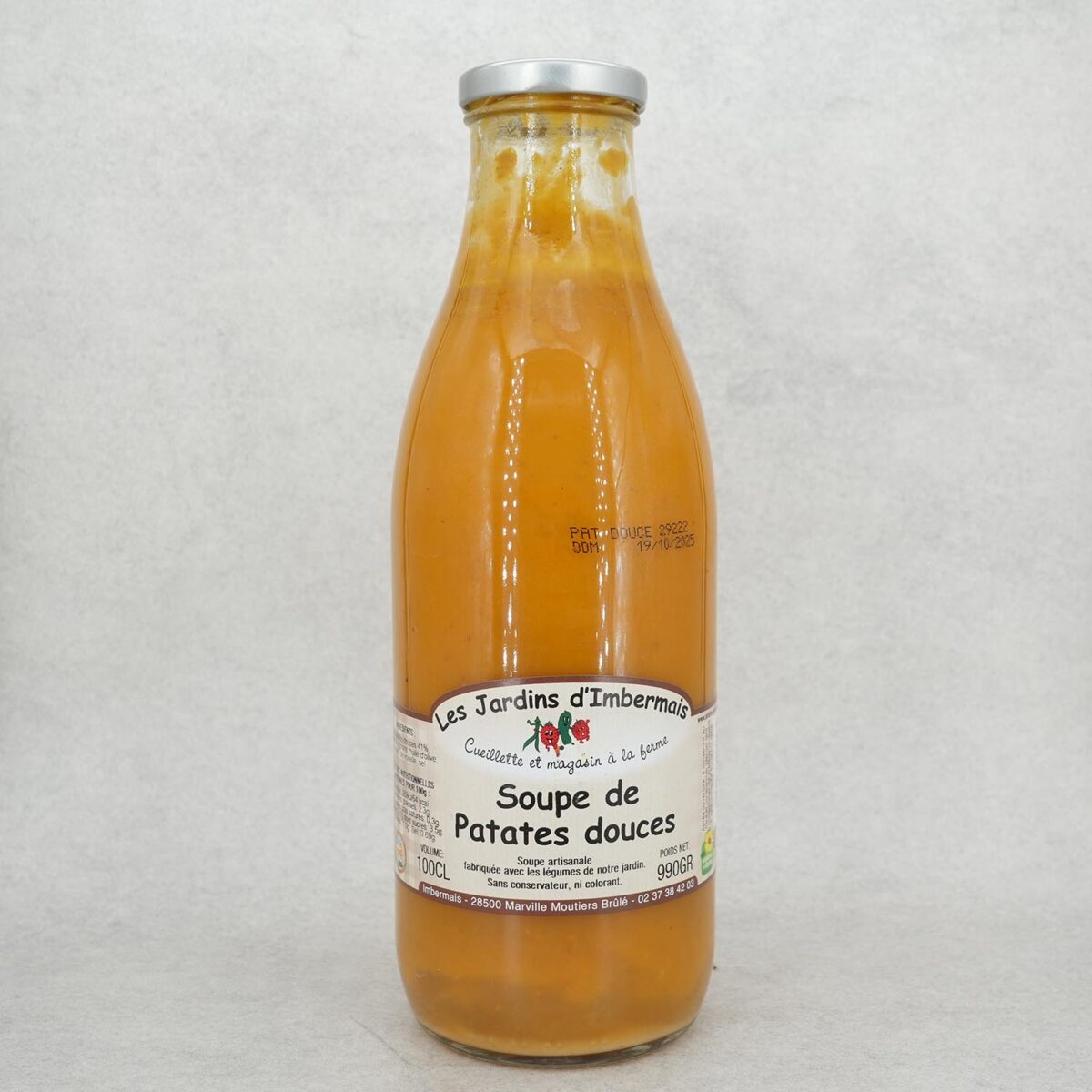 SOUPE DE PATATES DOUCES LES JARDINS D'IMBERMAIS – Image 1