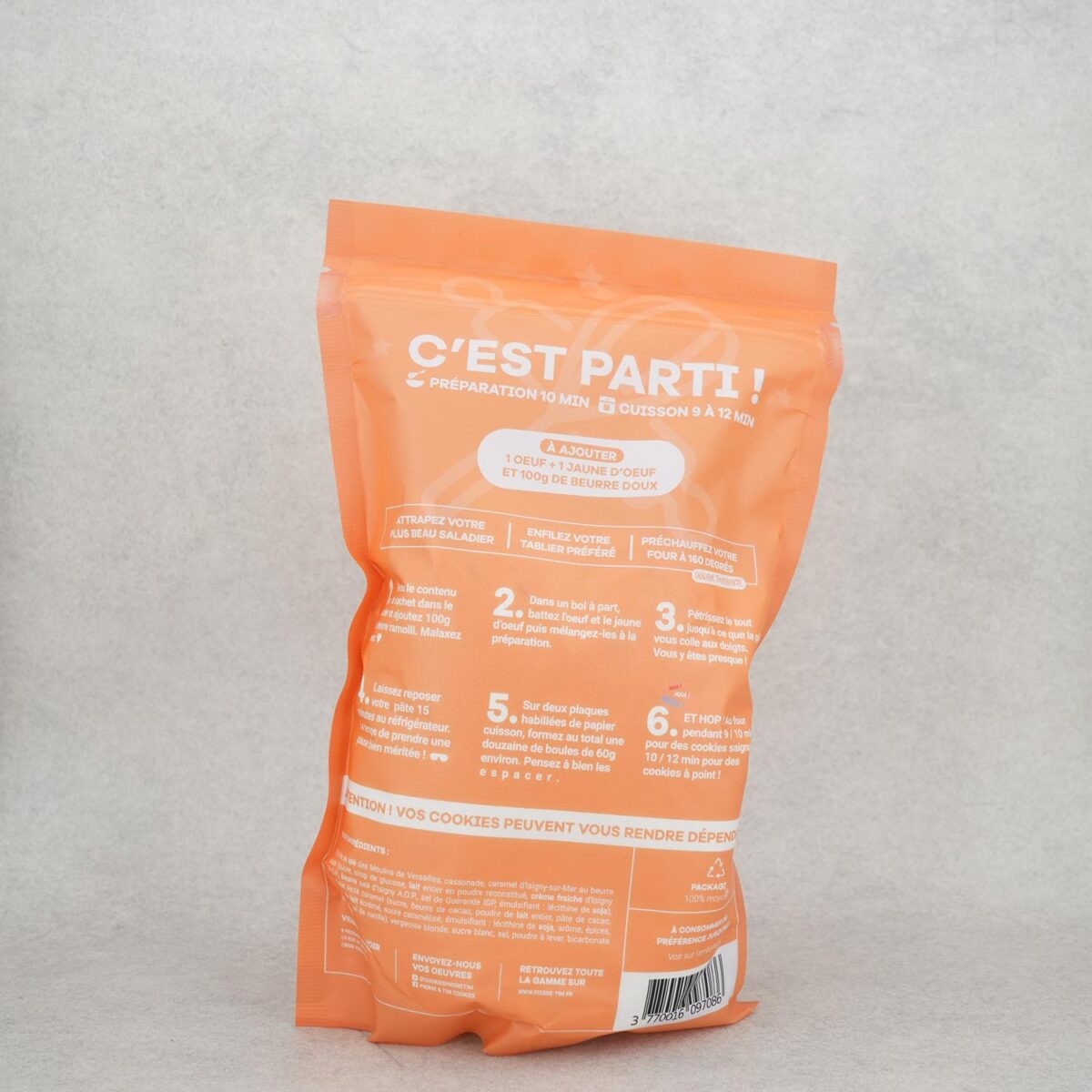 PRÉPARATION COOKIES CARAMEL PERRE ET TIM COOKIES – Image 2