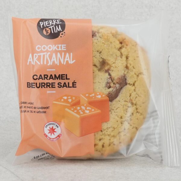COOKIE CARAMEL BEURRE SALÉ PIERRE ET TIM COOKIES
