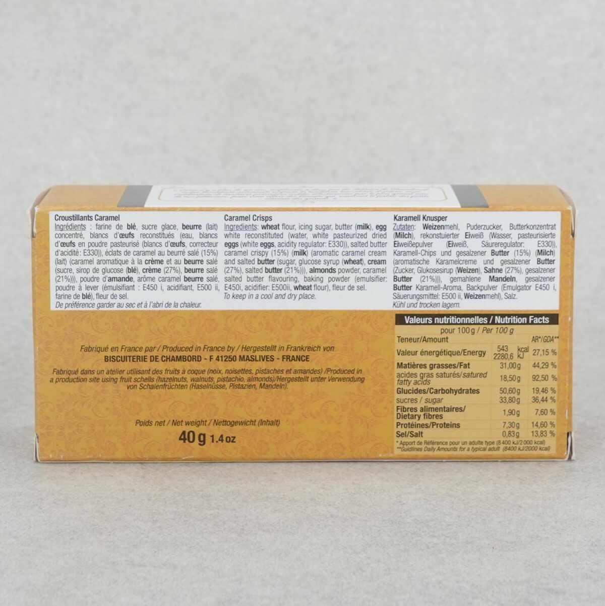 CROUSTILLANT CARAMEL CHAMBORD – Image 2