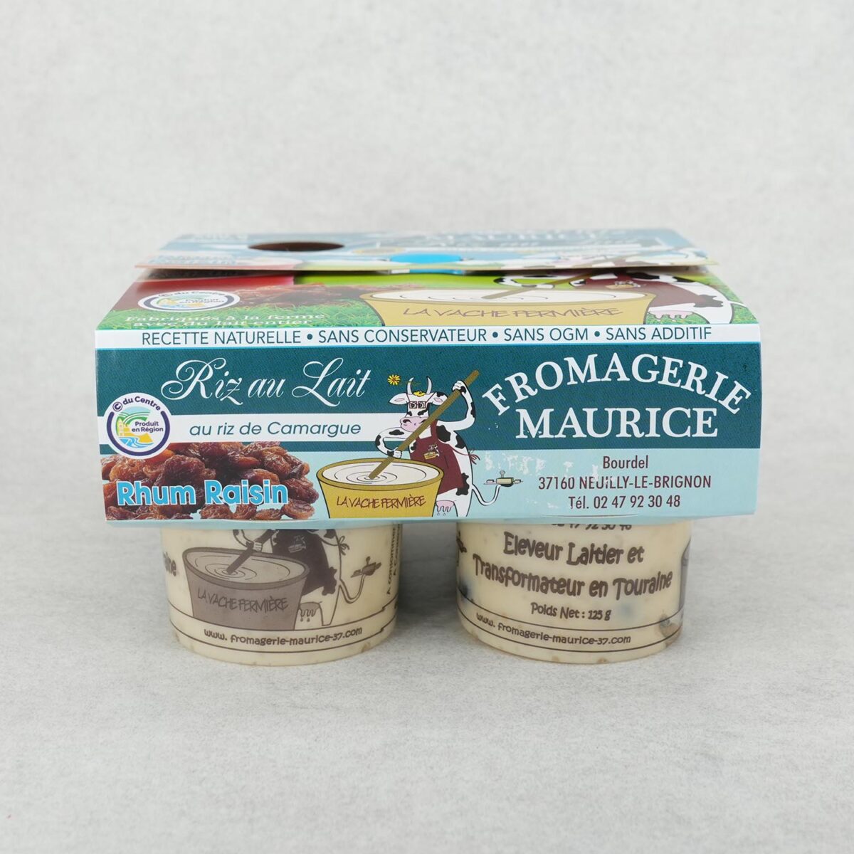 RIZ AU LAIT RHUM/RAISIN FROMAGERIE MAURICE – Image 1