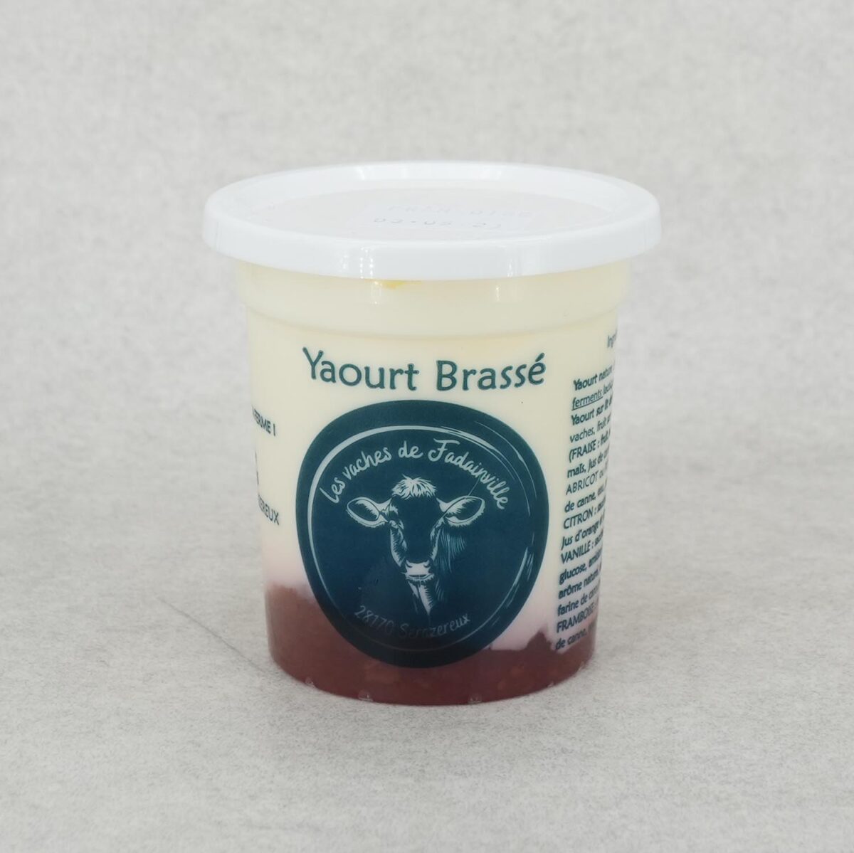 YAOURT BRASSÉ FRAISE Les Vaches de Fadainville – Image 1