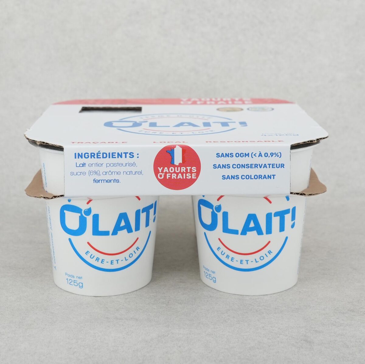 YAOURT AROMATISÉ FRAISE X4 – Image 2