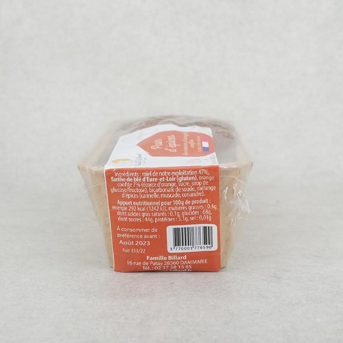 PAIN D'ÉPICES ORANGES FAMILLE BILLARD – Image 2