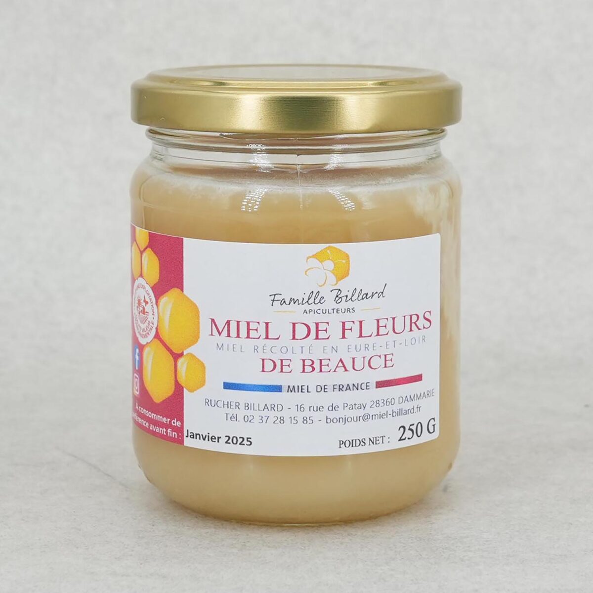MIEL DE FLEURS DE BEAUCE FAMILLE BILLARD – Image 1