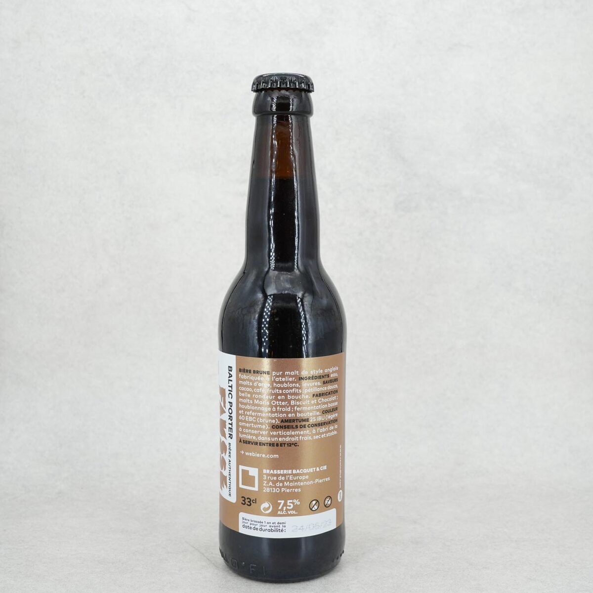 BIÈRE BRUNE "FAUSSE FOURRURE" BRASSERIE BACQUET – Image 2
