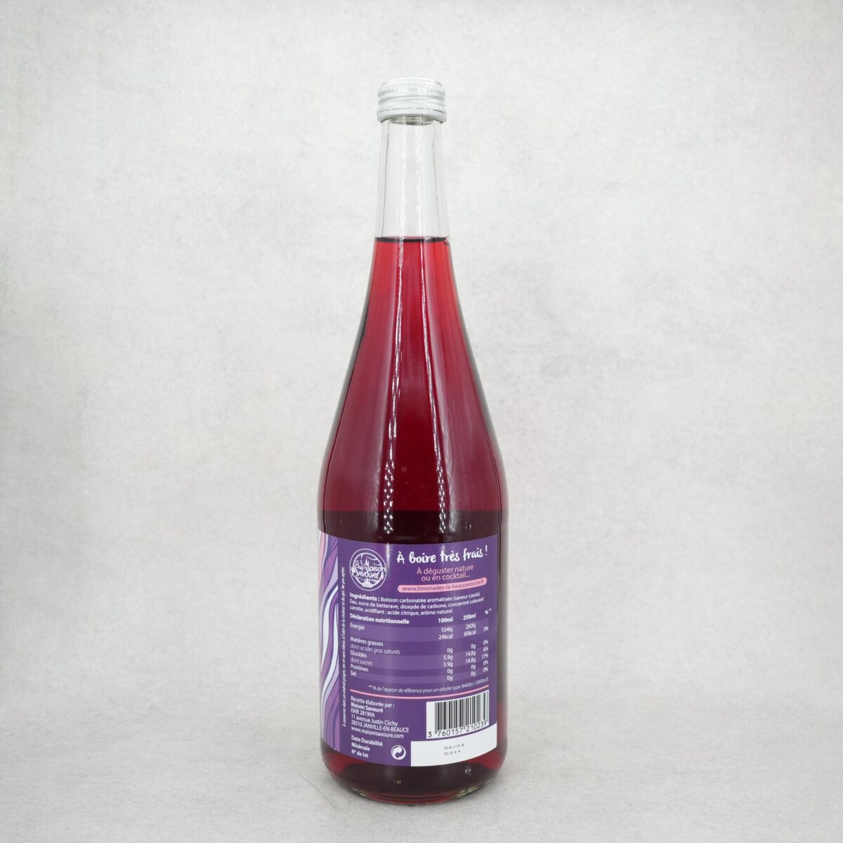LIMONADE CASSIS "LA BEAUCERONNE" – Image 2