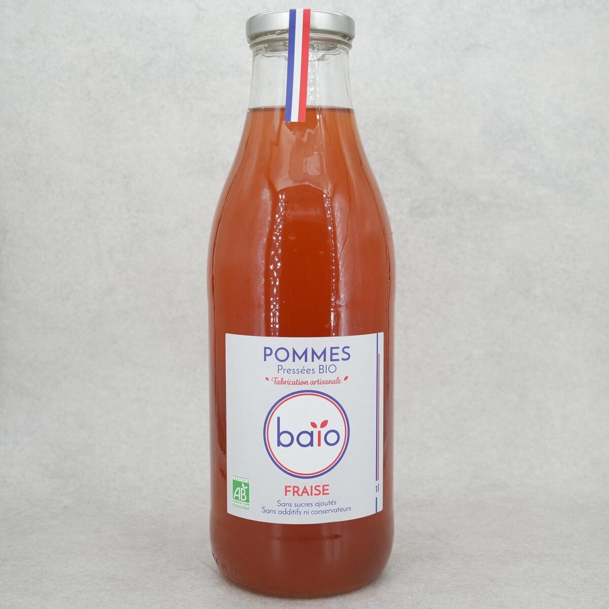 JUS DE POMMES FRAISES BAIO – Image 1