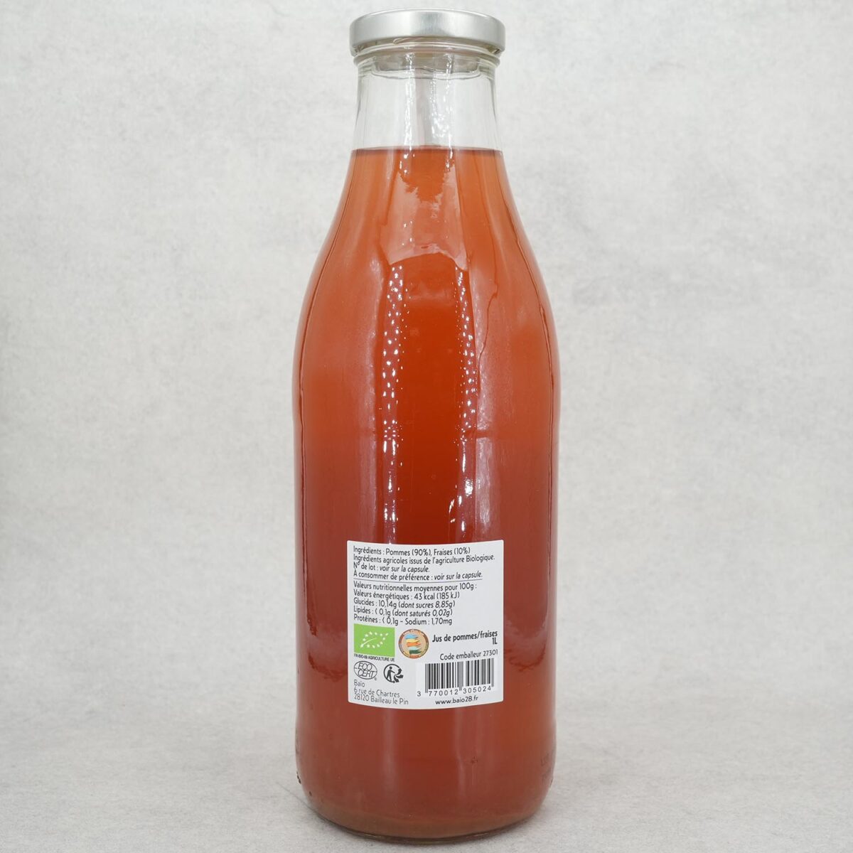 JUS DE POMMES FRAISES BAIO – Image 2