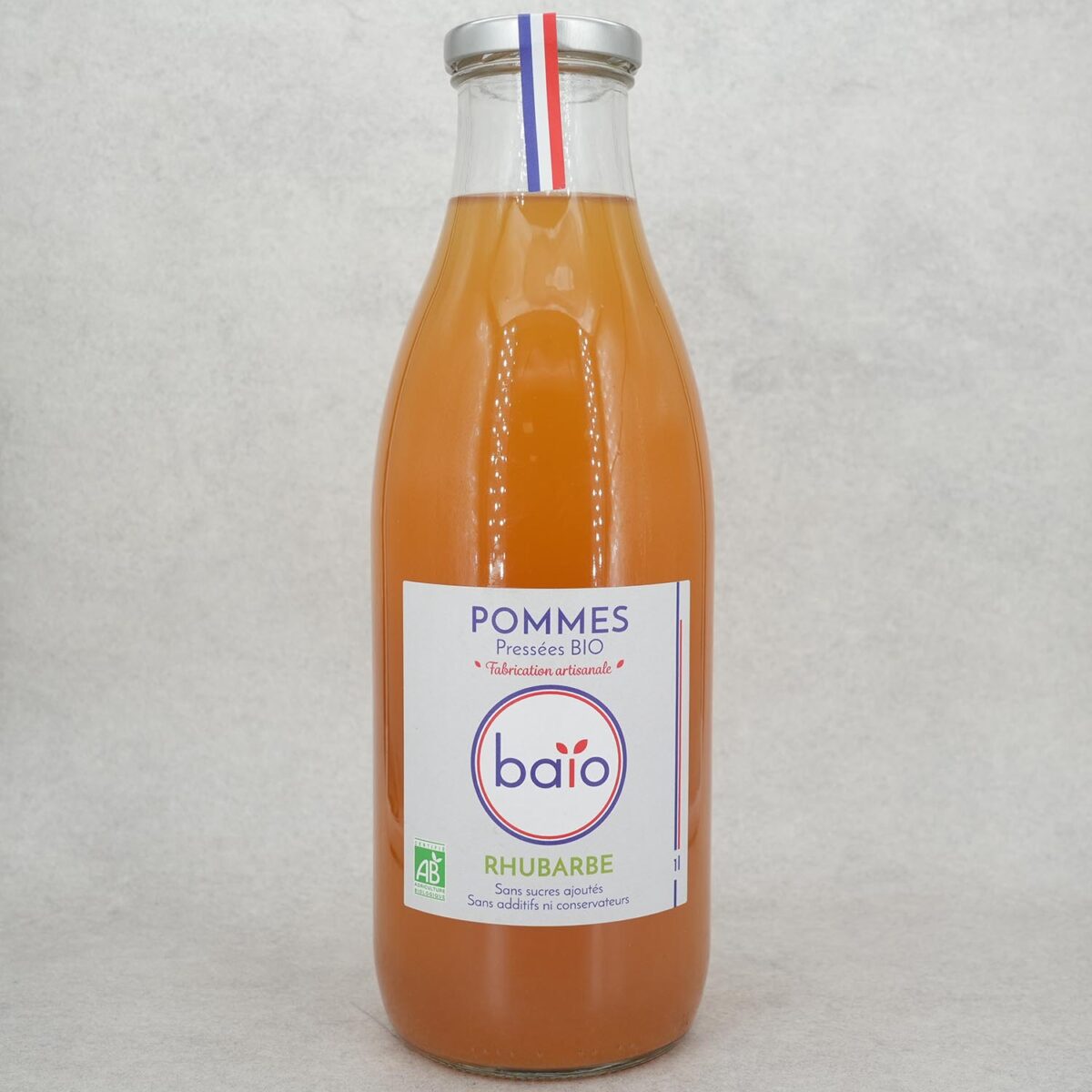 JUS DE POMMES RHUBARBES BAIO – Image 1