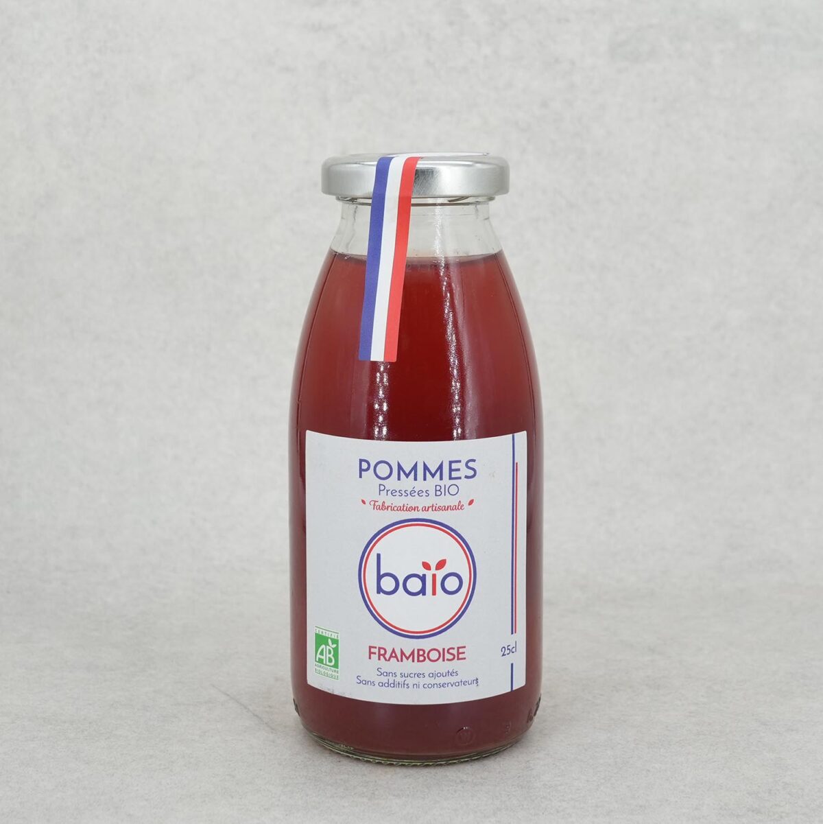 JUS DE POMMES FRAMBOISES BAIO – Image 1
