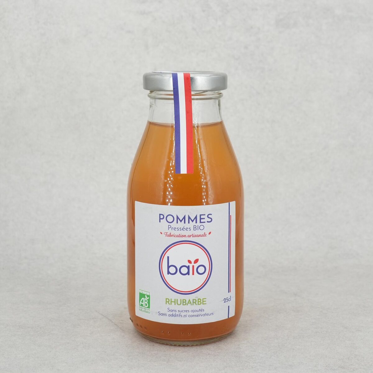 JUS DE POMMES RHUBARBES BAIO – Image 1
