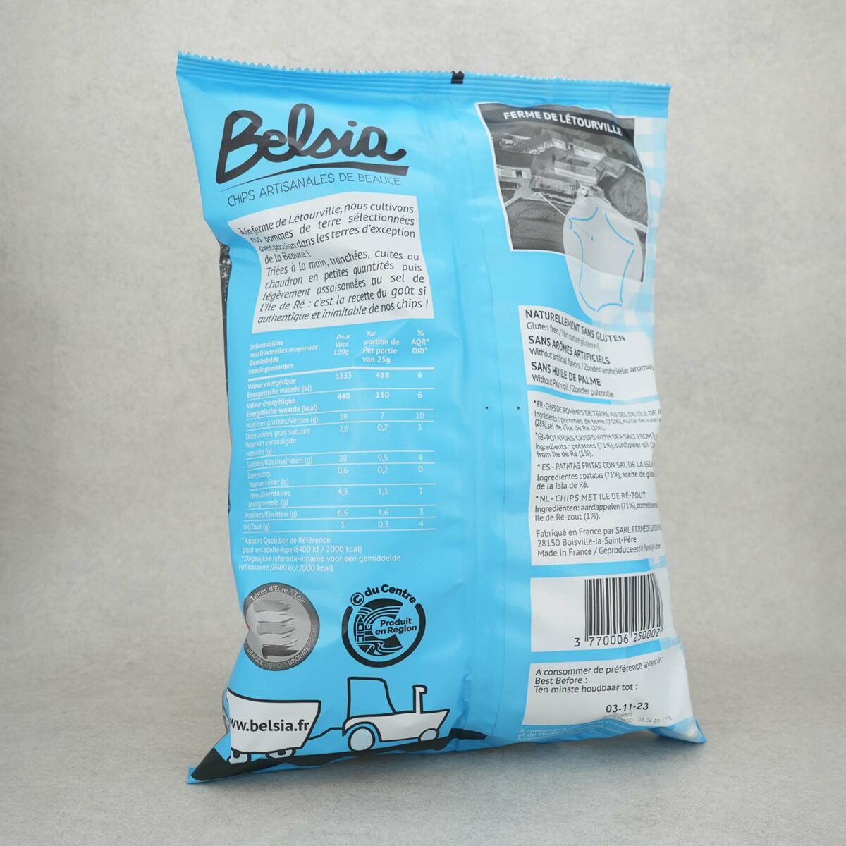 CHIPS AU SEL D'ÎLE DE RÉ BELSIA – Image 2