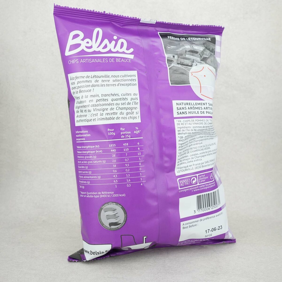 CHIPS AU VINAIGRE DE CHAMPAGNE-ARDENNE BELSIA – Image 2