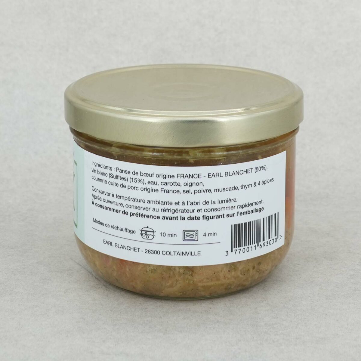 TRIPES DE BOEUF VIN BLANC FERME BLANCHET – Image 2