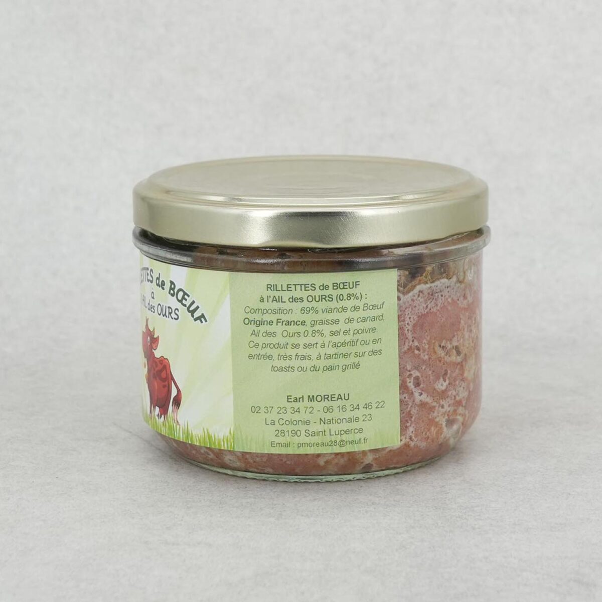 RILLETTE DE BOEUF AIL DES OURS EARL MOREAU – Image 2