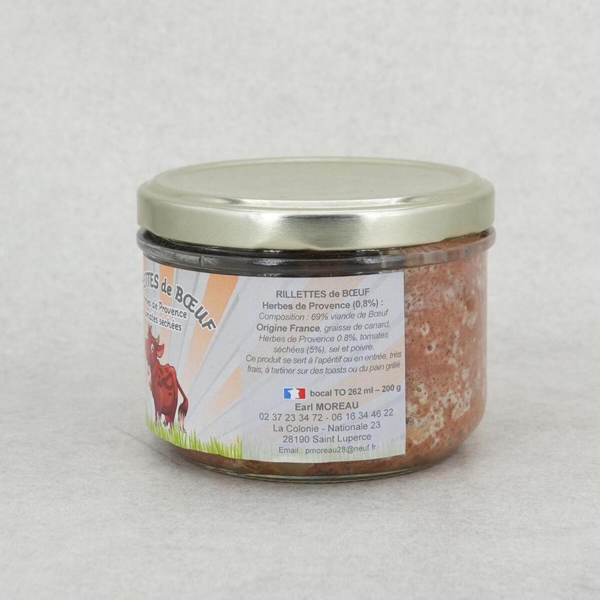 RILLETTE DE BOEUF HERBES TOMATES EARL MOREAU – Image 2