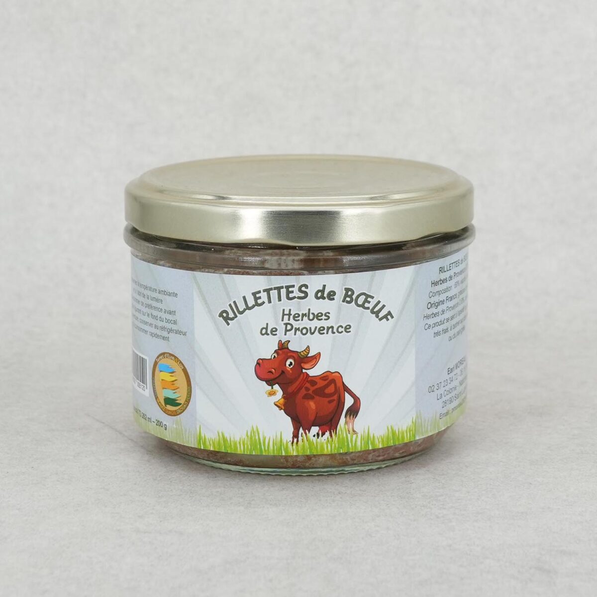 RILLETTE DE BOEUF HERBES DE PROVENCE EARL MOREAU – Image 1