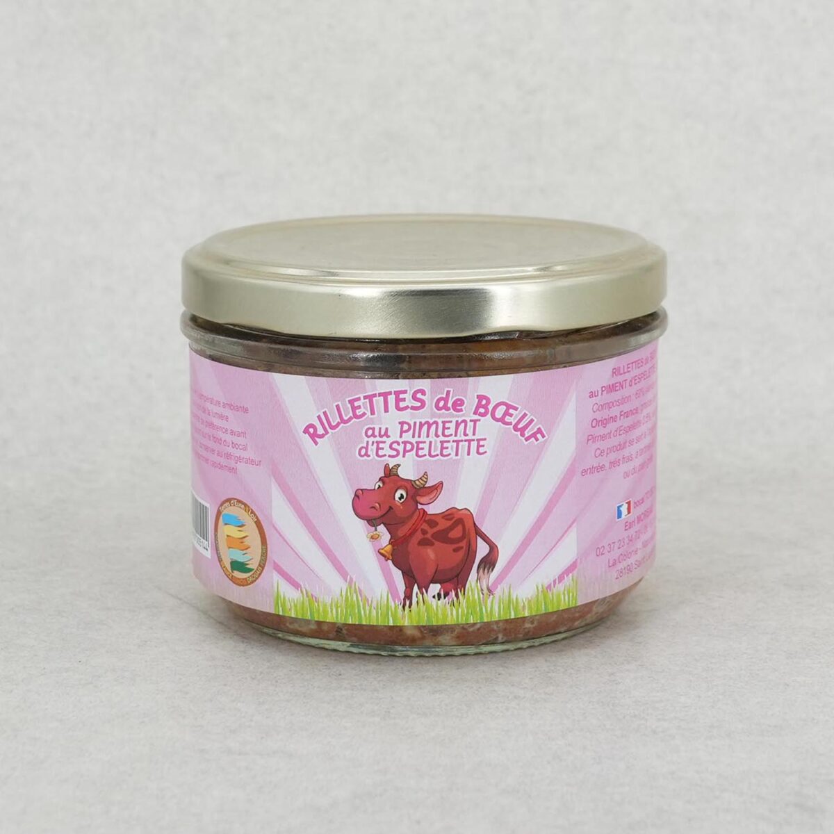 RILLETTE DE BOEUF PIMENT EARL MOREAU – Image 1