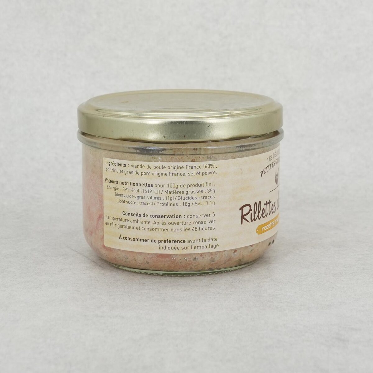 RILLETTES DE POULE "RECETTE TRADITIONNELLE" – Image 2