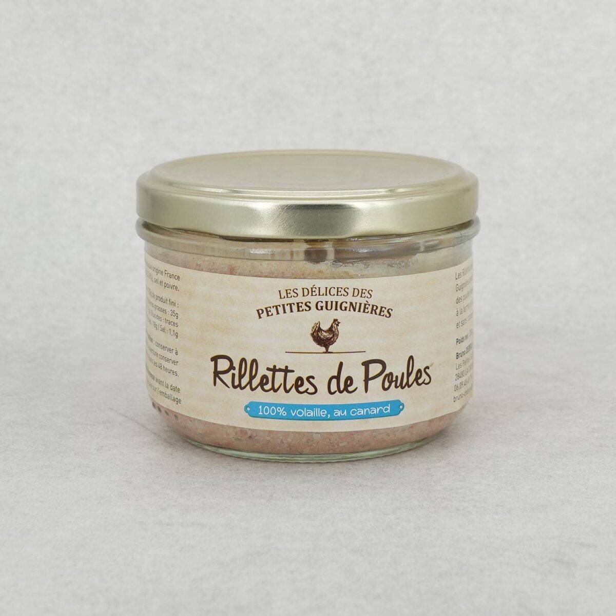 RILLETTES DE POULE"100% VOLAILLE/CANARD" – Image 1