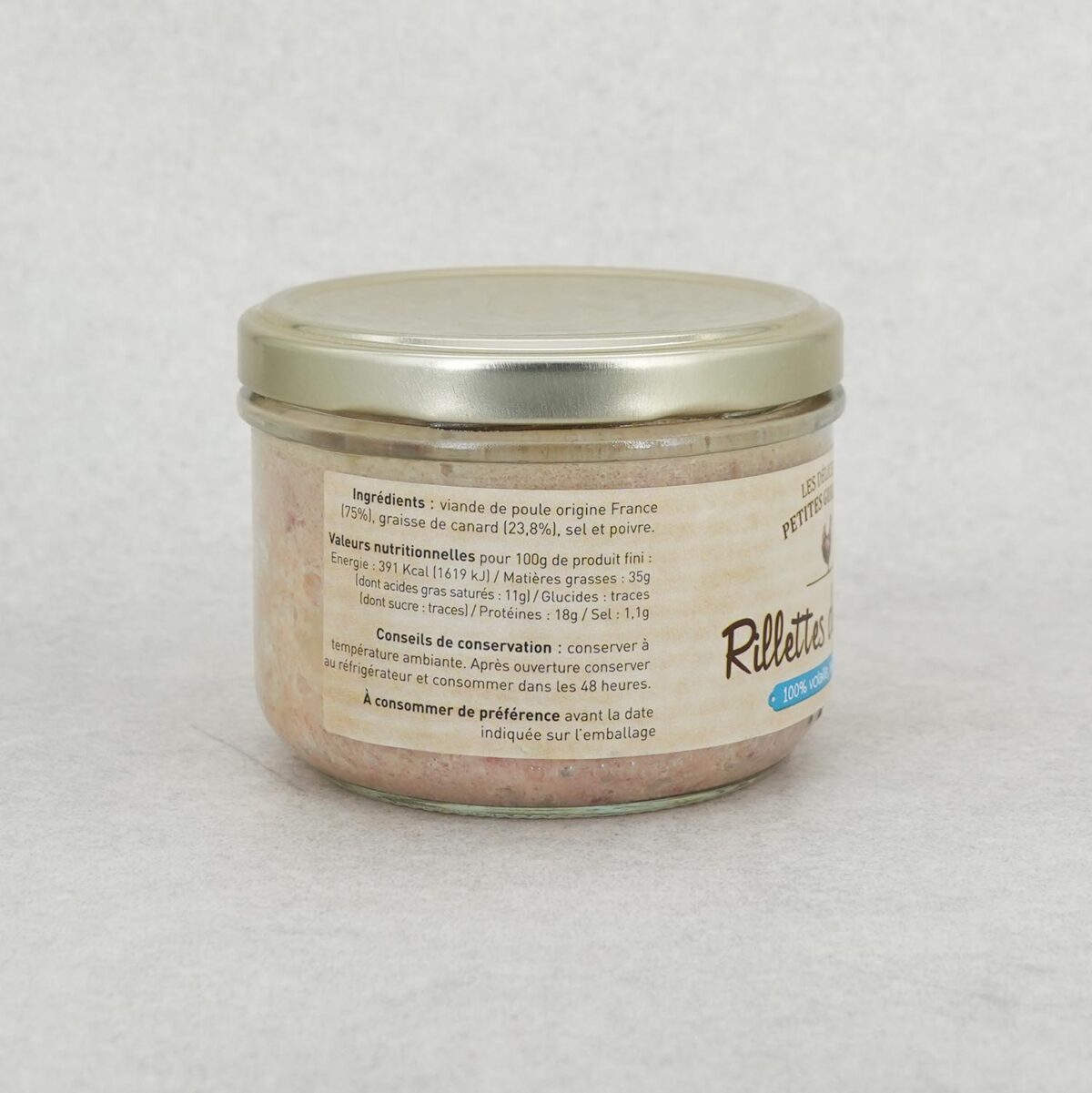 RILLETTES DE POULE"100% VOLAILLE/CANARD" – Image 2