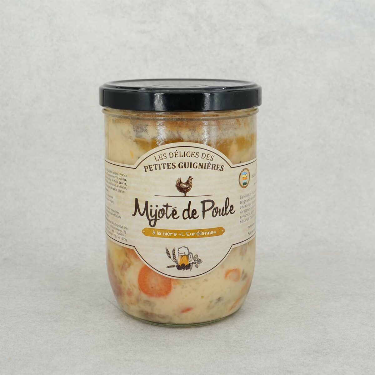 MIJOTÉ DE POULE A LA BIÈRE EURELIENNE – Image 1